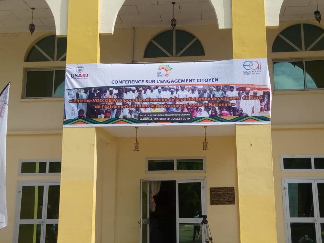 AAlmar3's tweet photo. Les membres de l’Alliance Maroua 3 sont en place à Garoua au côté d’autres alliances pour prendre part à la grande conférence sur l’engagement citoyen. Conférence organisée par Equal Access.
#Conferencecitoyenne
#JeMengage
#voix2paix 
@EqualAccessCmr https://t.co/ywqDUC6hHg