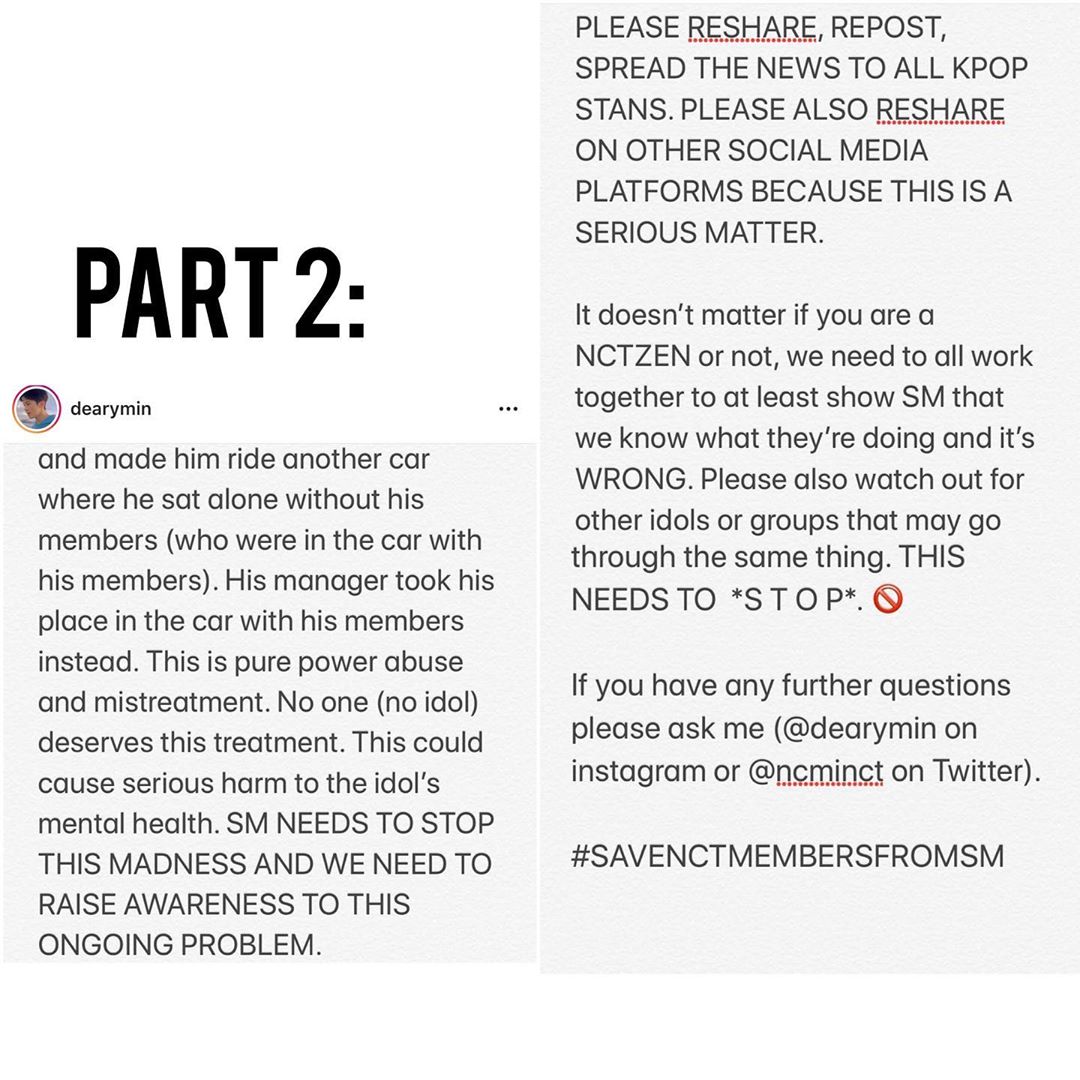 savenctfromsm's tweet photo. Mistreament on NCT! 
#savenctfromsm #saverenjun https://t.co/haLGBaq7MK
