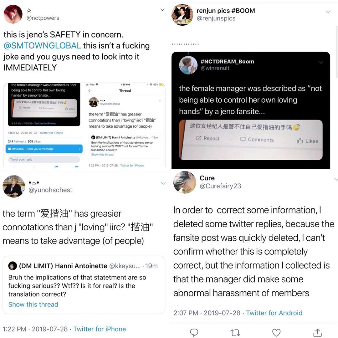 savenctfromsm's tweet photo. Mistreament on NCT! 
#savenctfromsm #saverenjun https://t.co/haLGBaq7MK