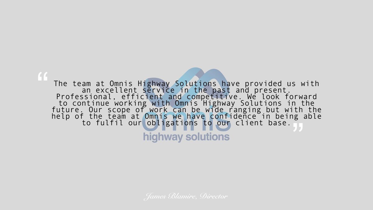 OmnisHighwaySol's tweet photo. #TestimonialTuesday – A testimonial that shows how much pride we take in our service, always delivering professionally and efficiently. https://t.co/N54zeOivOu