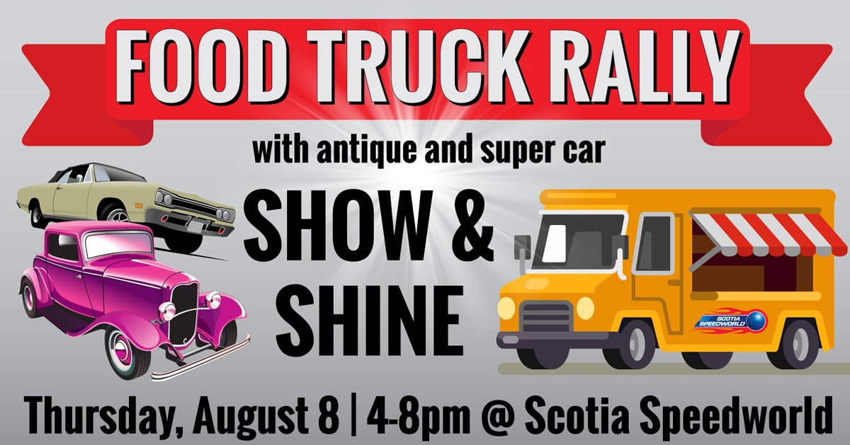 / / OFFICIAL CONTEST POST: DAY 1 \ \
It’s Day 1 and we're excited to get going! Today all you need to do is retweet this post and while you're at it, you might as well tag a friend you want to bring with you for bonus entries! 
Food Truck Rally details:
scotiaspeedworld.ca/newsarchive/20…