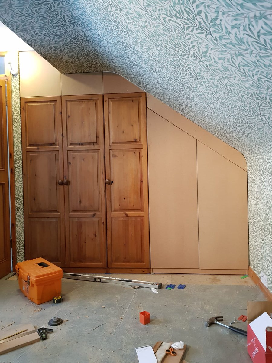 kelmscotthome's tweet photo. Work in progress photos for some carpentry work🔨✅
#handyman #carpentry #builder #kelmscott #london #wardribe #progress https://t.co/hBIZTxPlZd