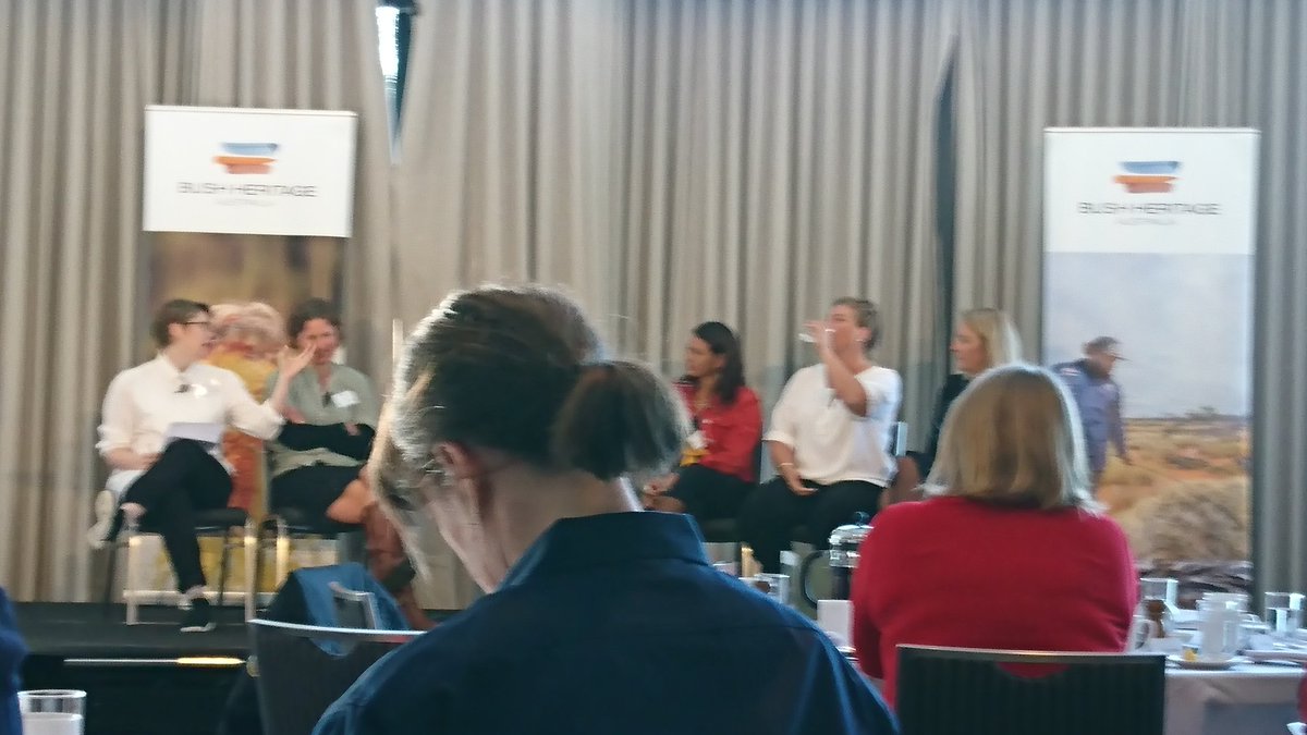 MandyBamford's tweet photo. Developing empathy between people and nature is essential for a resilient community @allisonlullfitz #WFTEPerth @BushHeritageAus https://t.co/TTa95fHa4F