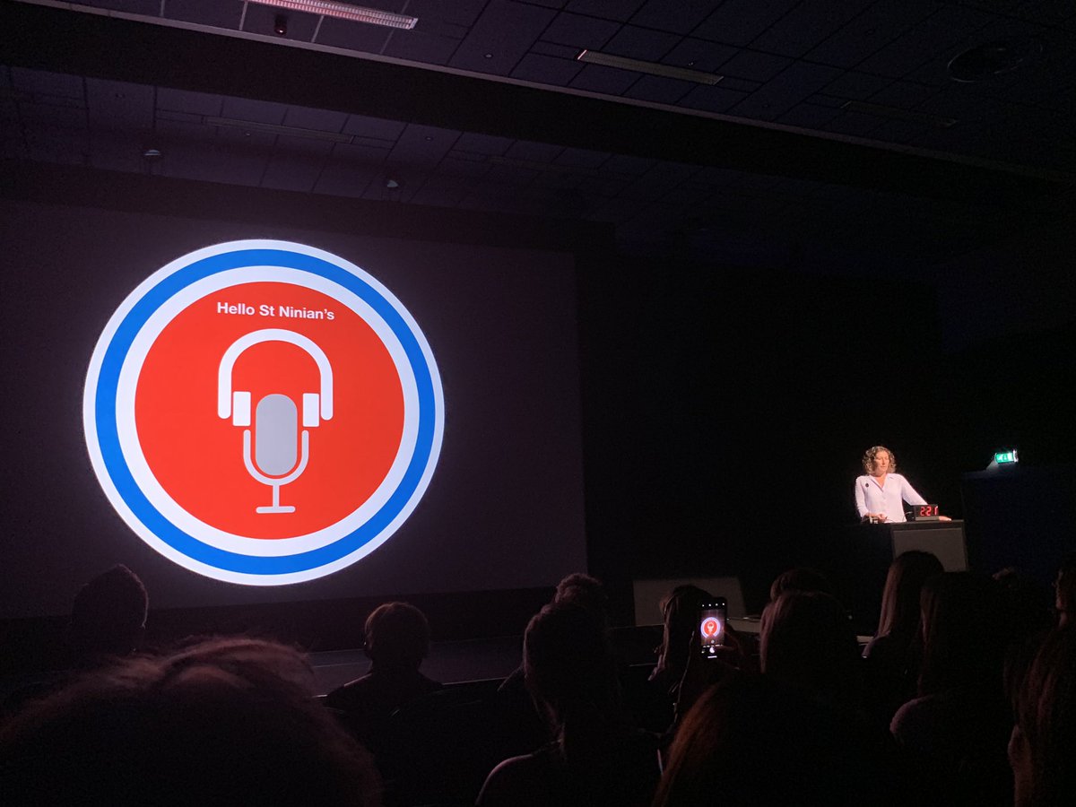 stuarthamm's tweet photo. Hello world!! Amazing showcase from @lancslassrach on how her pupils shared amazing stories by podcasting, all the way from the Isle of Mann! #ADE2019 https://t.co/27sxCqPjfo