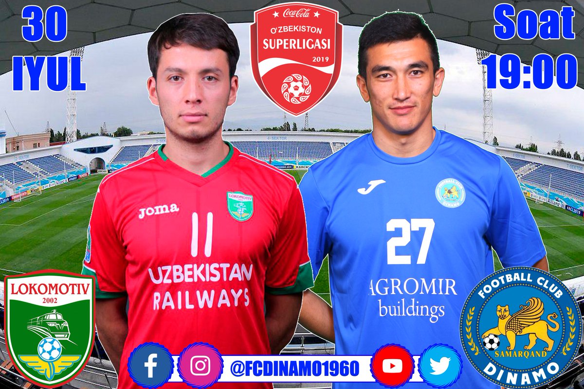 ✅ #Превью
«Локомотив» - «Динамо»: 10 йиллик нохуш анъана бузиладими?
fcdinamo.uz/news/sections/…
👉 t.me/FCDinamo1960