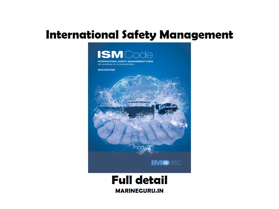 Vir56u3's tweet image. #marineguru #ismcode #maritimelaw
International safety Management aims to provide safety to the crew, cargo and sea . read the full article here at 
marineguru.in/international-…