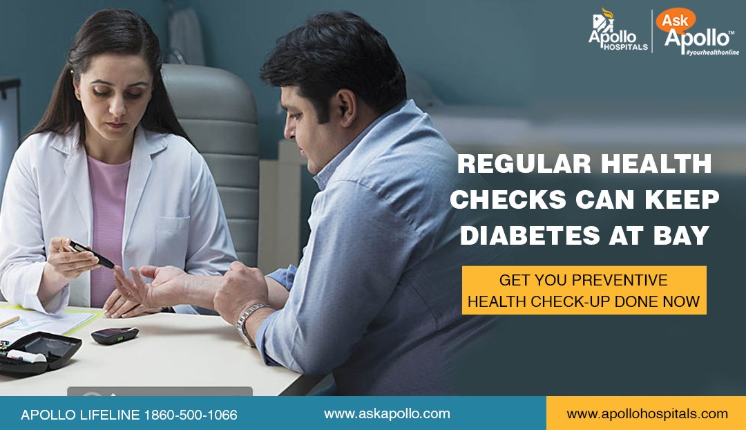 HospitalsApollo's tweet photo. Your blood sugar level, if not checked and maintained
regularly, can be a risk to your life. Regular health checks ensure a worry-free life. Go for regular health checks to check and keep sugar levels in your control
#ApolloCare #HealthyLiving #ApolloNeverSleeps #ApolloHospitals https://t.co/jxSZFFeHyk