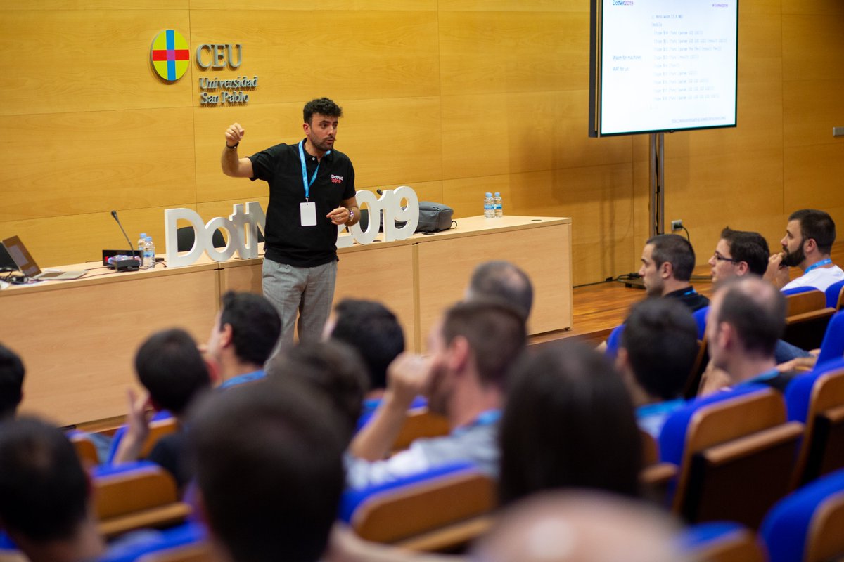 CONVEXSummit's tweet photo. ¡Ya está disponible la charla de @1Marcos2Cobena en la #DotNet2019! Haz click aquí para ver como llevar #WaveEngine a la web a través de #WebGL y #WebAssembly 📽️👉 https://t.co/m0DRDNKZ6p
@WaveEngineTeam #PlainTV #DotNetConfSpain #DotNet2019 https://t.co/FjLR0JShTs