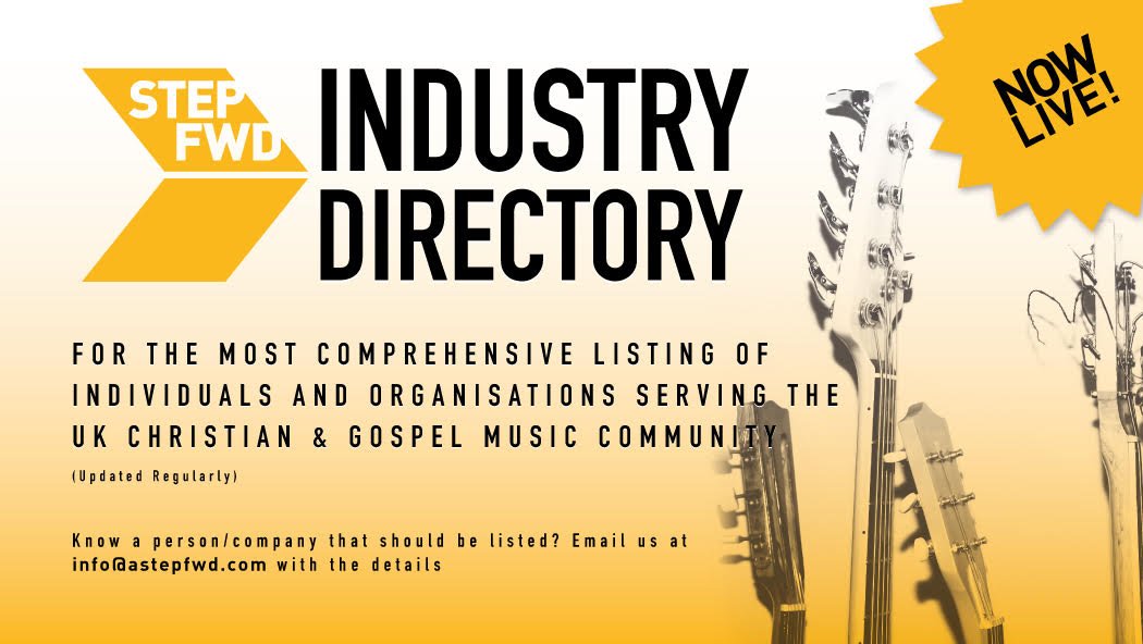 Looking for Top Online Vlogs? Check out our UK Music Industry Directory >> astepfwd.com/directory/ 

feat. @AStageForPraise <a href="/BlssdMusicGroup/">BLSSD Music</a> <a href="/GospelHydration/">gospel hydration</a> <a href="/testifiedlive/">Testified Live</a> <a href="/TheGCMblog/">Good Christian Music</a> <a href="/Unashamed_TV/">UnashamedTV</a> <a href="/VisionsTVOnline/">VisionsTVOnline</a> &amp; updated soon!