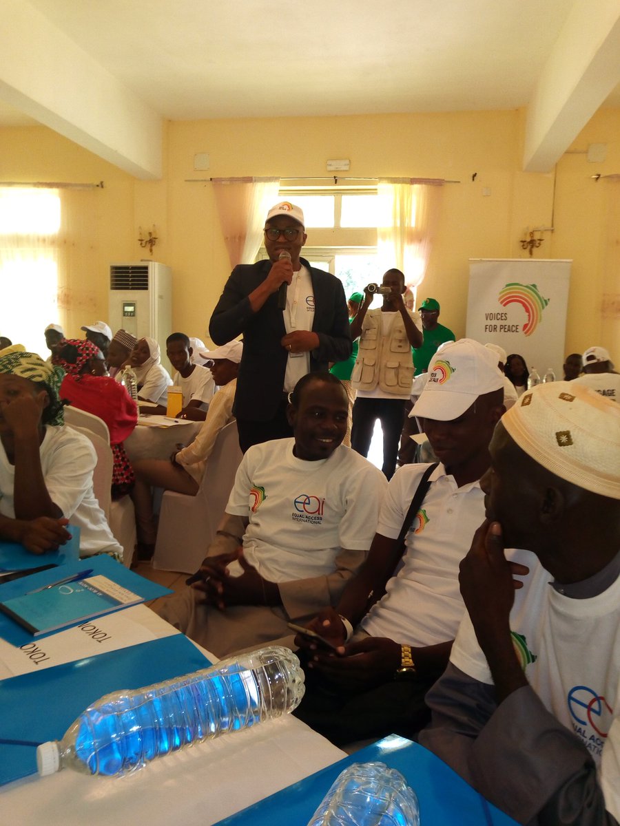 MahamatAoudi's tweet photo. Présentation du projet Voix de Paix de Equal Access Camerou par son Directeur Pays https://t.co/SAM4e3uLfz
