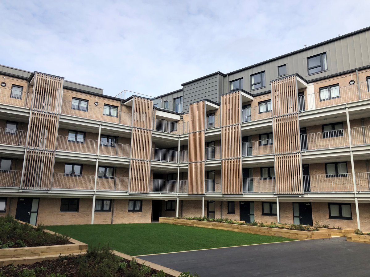 iconfabrication's tweet photo. #Shrubhill Development in #Edinburgh now completed and looking fantastic. Great effort from our fabrication and installation teams. @placesforpeople 
#iCON #steelwork #metalwork #Tekla https://t.co/mCNvkCTerI