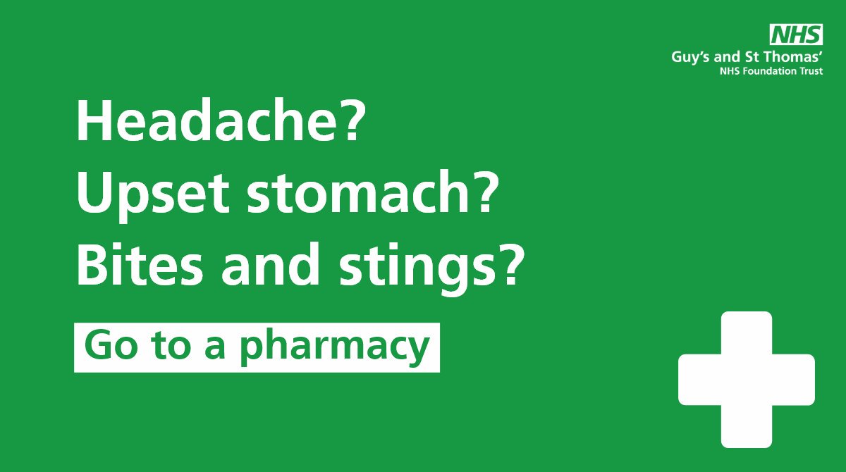 Did you know that pharmacists can offer advice on a range of health concerns? By choosing the right service you can help keep our emergency department (A&amp;E) free for those patients who need it most. 

bit.ly/ChooseWellHeal… #ChooseWell #NHS #pharmacy <a href="/rpharms/">Fred Smith</a>