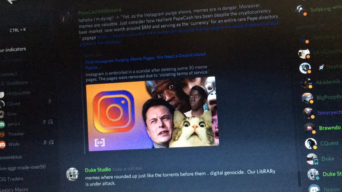 kenspocket's tweet photo. LibRaRy under attack #memewars #torrent #censorship #comedyban #goatfood #memedunkirk #digitalpun meme freedom #instaban gay meme rights instagroomed #011101110110000101110010 https://t.co/04972mZNqo