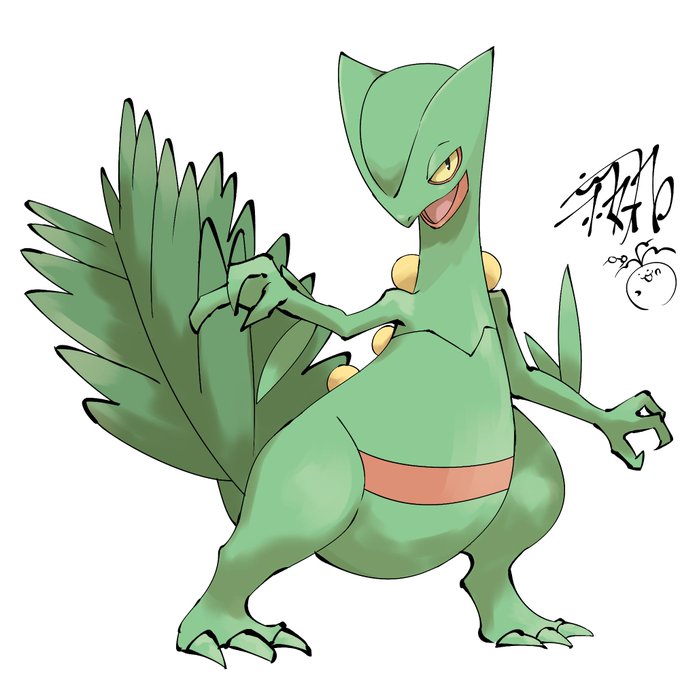 ジュカインのtwitterイラスト検索結果