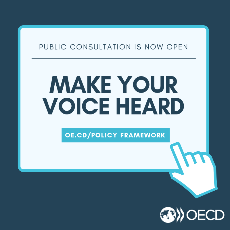 OECD's tweet photo. 📢 Calling all public #governance innovators!
Participate in the public consultation on our Policy Framework on Sound Public Governance & help us shape the future of government!
➡️ https://t.co/qJbwiB5Gky
🗓️ Deadline 31 August
#GOVmatters #FutureOfGov https://t.co/FGOXZM3sRY