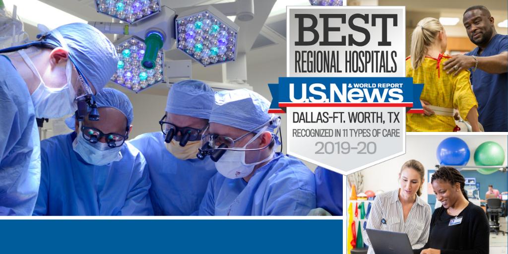 UTSWMedCenter's tweet photo. We are proud to announce that @USNewsHealth / @usnews has once again ranked #UTSW the best hospital in Dallas-Fort Worth. Learn more. https://t.co/VUFWAPy2Qp #DFWHospital #BestHospitals https://t.co/hsqJMOSITb