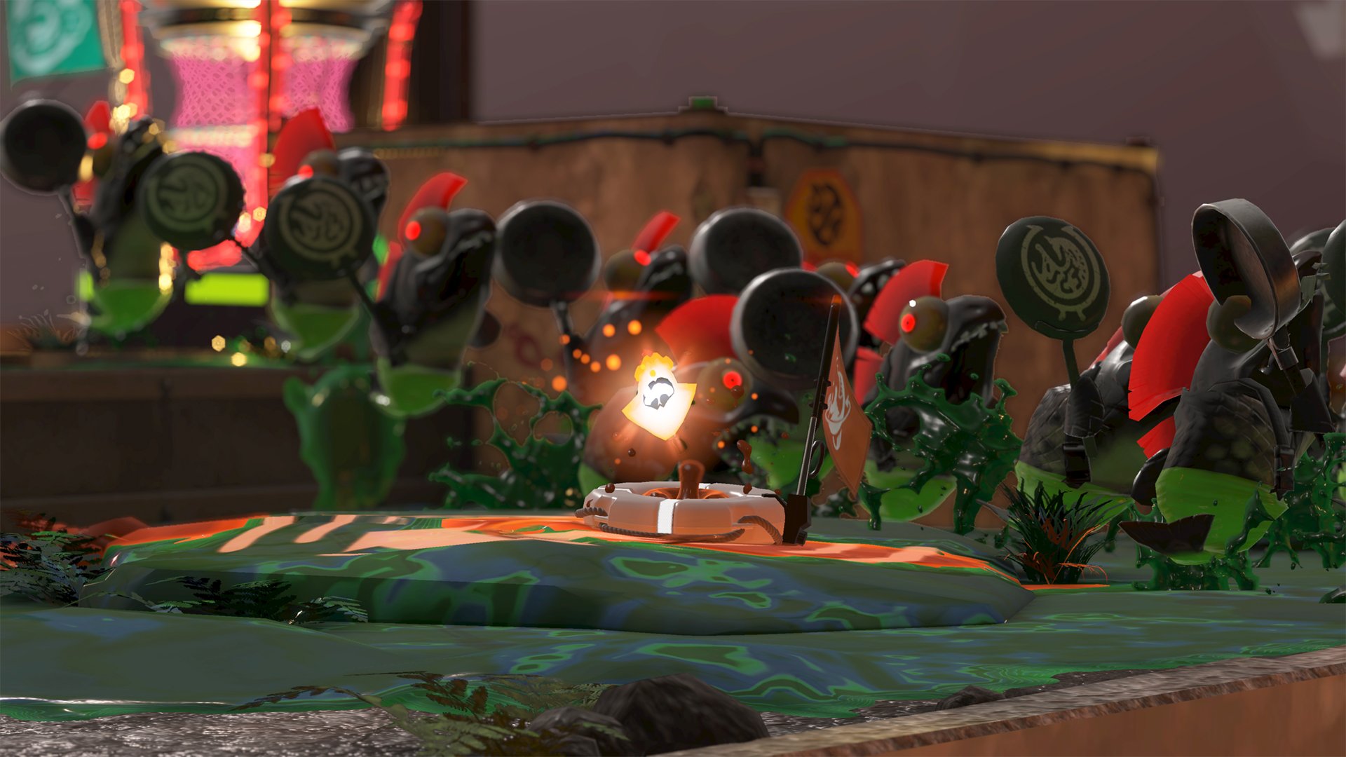 Splatoon スプラトゥーン 8月1日以降のサーモンランから 報酬のギアがシフトごとに毎回変化するようになるぞ 今後新たなギアの追加は無いが これまでに配信された全25種類が順番に繰り返し登場するので お持ちでない方も もう一度手に入れたい方も Splatoon スプラトゥーン 8月1日以降のサーモンランから 報酬のギアがシフトごとに毎回変化するようになるぞ 今後新たなギアの追加は無いが これまでに配信された全25種類が順番に繰り返し登場するので お持ちでない方も もう一度手に入れたい方も