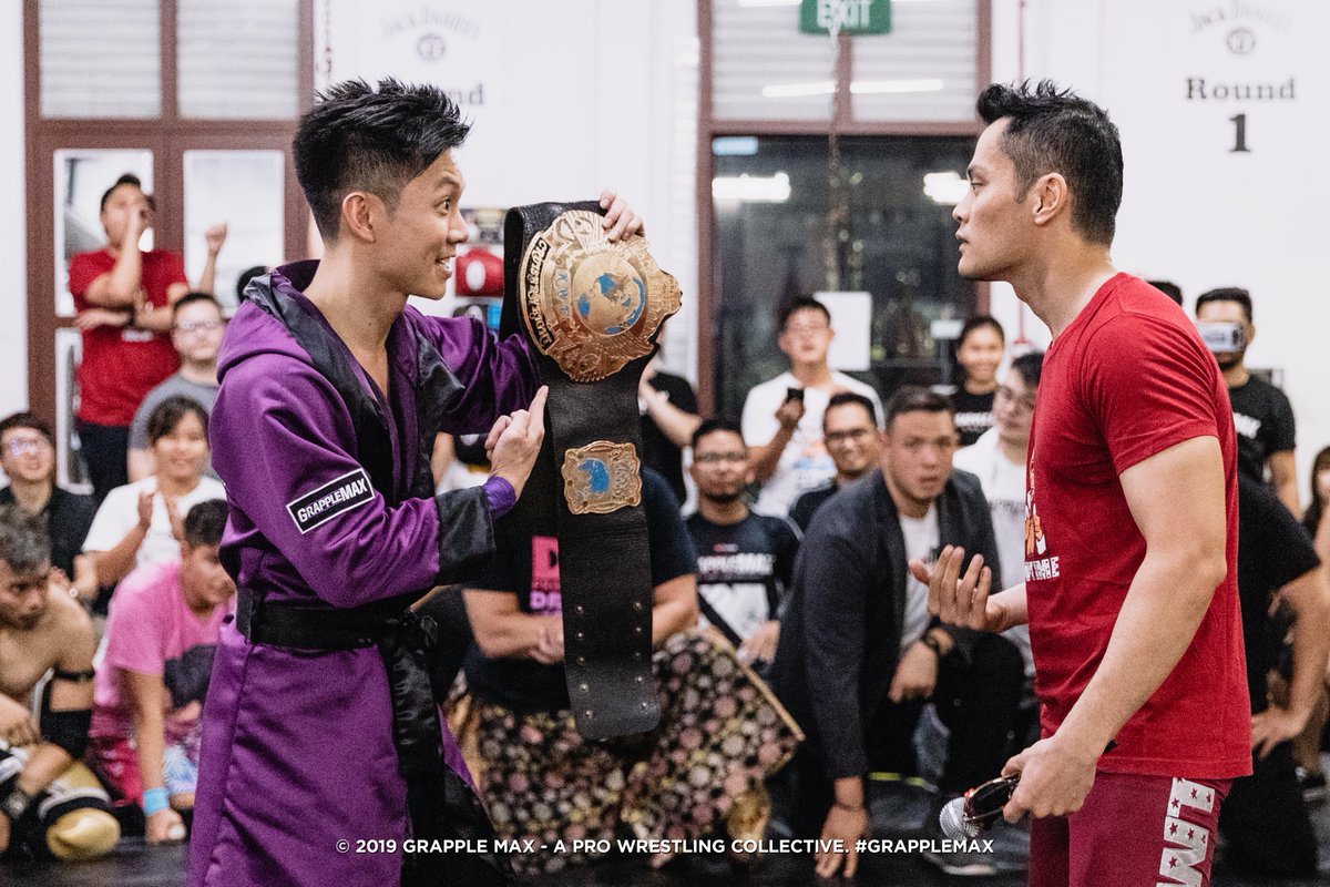 Grapplemax's tweet photo. @justwilsonloh @masaddt @ladykiller_sg @djkal_gpmax @Dave_gpmax @greg_gpmax @remus_gpmax #SHOWCASE10 RESULTS
#Showtime will challenge for The Ladykiller's @wrestlesquare Cruiserweight Championship at #Showcase11
#GrappleMAX #ddtpro https://t.co/8VaqK1jlcP