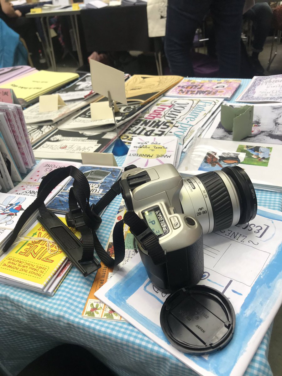 azinecalledESC's tweet photo. Have #zines will travel. Fantastic weekend at @swindonzinefest &amp; @nwzinefest. I think a zine needs to be made about my adventures! It was kind of a comedy of errors but we got there in the end ☺️☺️☺️ https://t.co/ECphl9tfmi