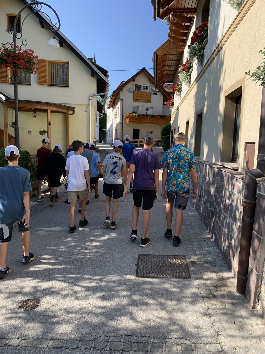 prospects06's tweet photo. Team tour today was of the Bled Castle.  Simply amazing! 👀

#HockeyHoliday https://t.co/OfY0WJk1iD