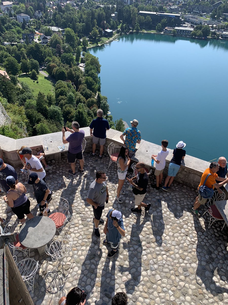 prospects06's tweet photo. Team tour today was of the Bled Castle.  Simply amazing! 👀

#HockeyHoliday https://t.co/OfY0WJk1iD