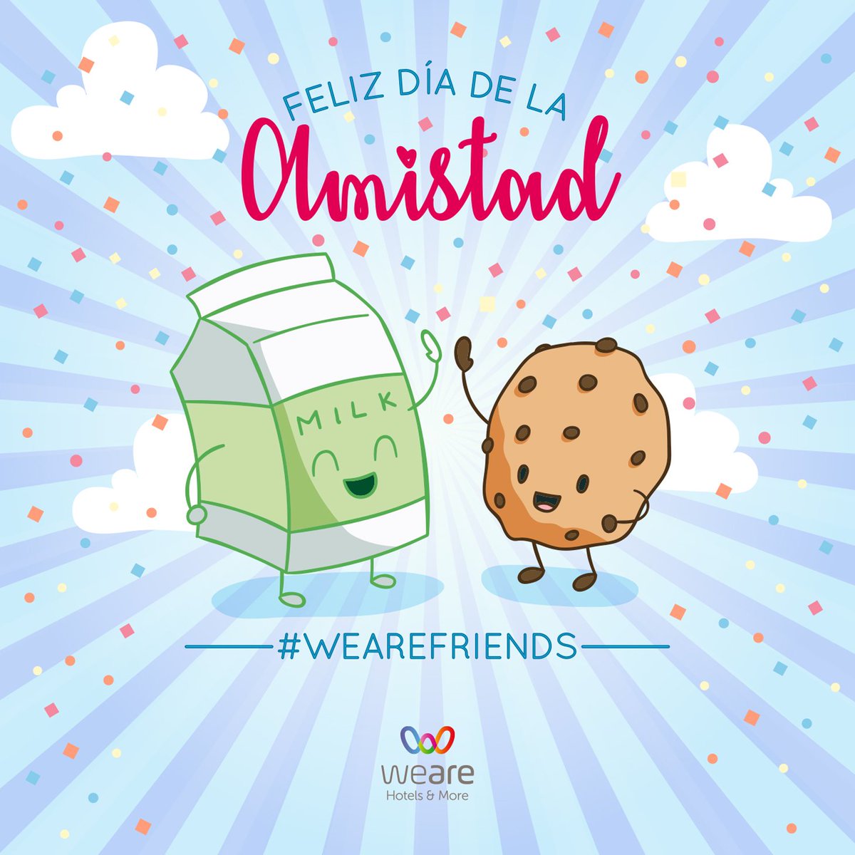WeAreHotels's tweet photo. #FelizDiaDeLaAmistad #WeareFriends 😊🌸

@WeareChamartin @WeareLaPaz https://t.co/YOBh5MRY2A