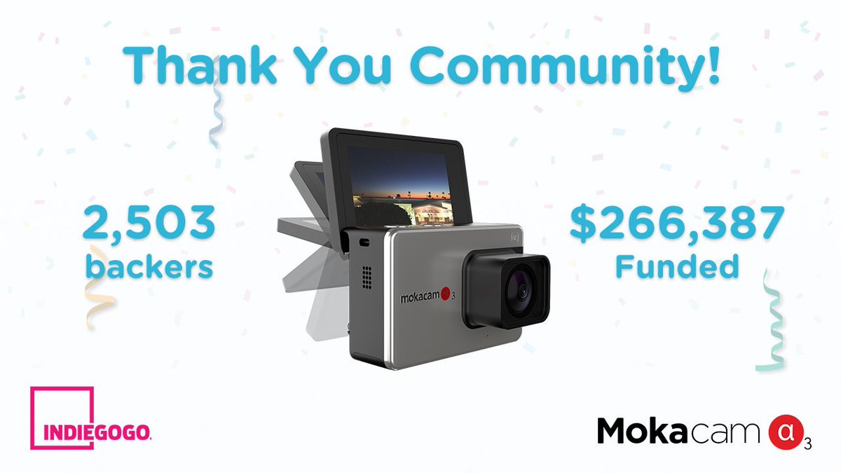 Mokacam4k's tweet photo. We made it! 🎉 A BIG THANK YOU to every one of you who helped bring this campaign to life! It's been a wonderful journey, and we couldn't have done it without you. ❤️
With the production continues proceeding, we'll inform you of the updated information. https://t.co/x3MnZsfdkv