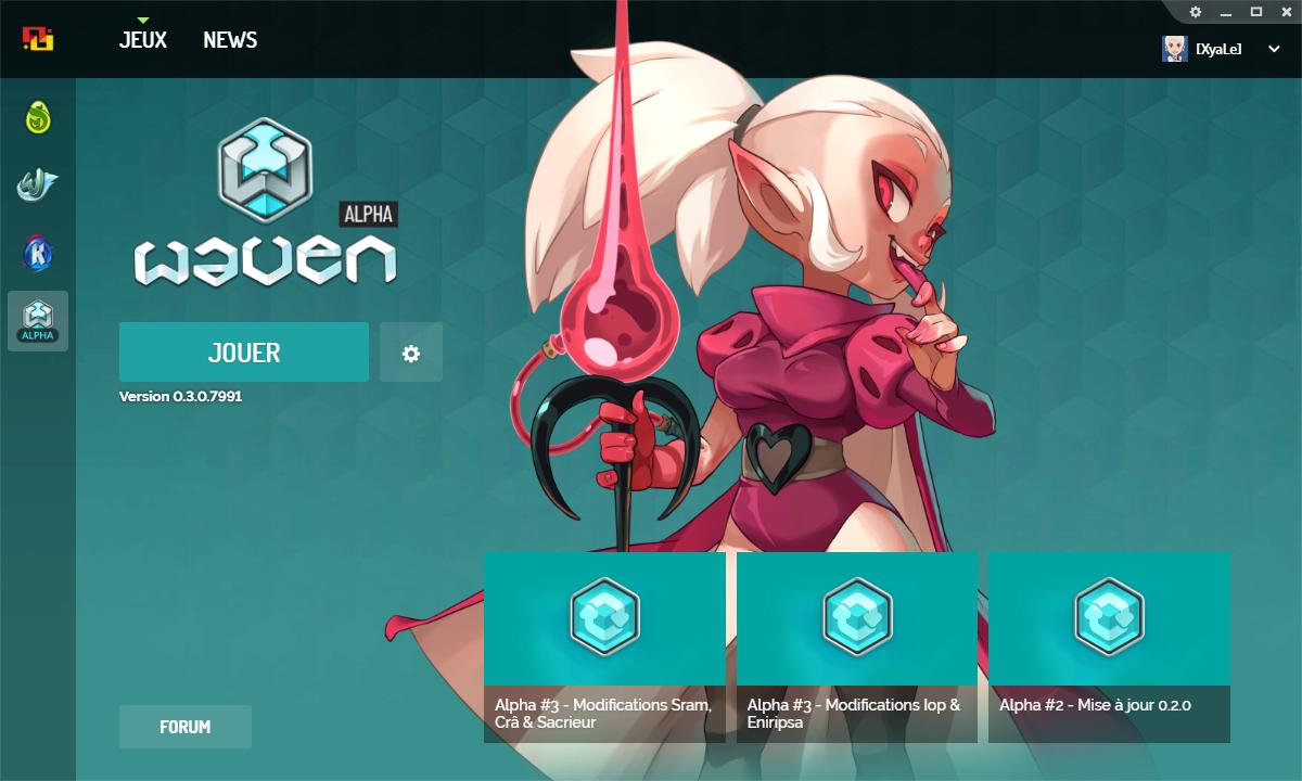WAVEN_Game's tweet image. The #OPENALPHA version is now available! You can play the game (in French only) and try the PVP mode with 1v1 &amp;amp; 2v2 fights! #WAVEN