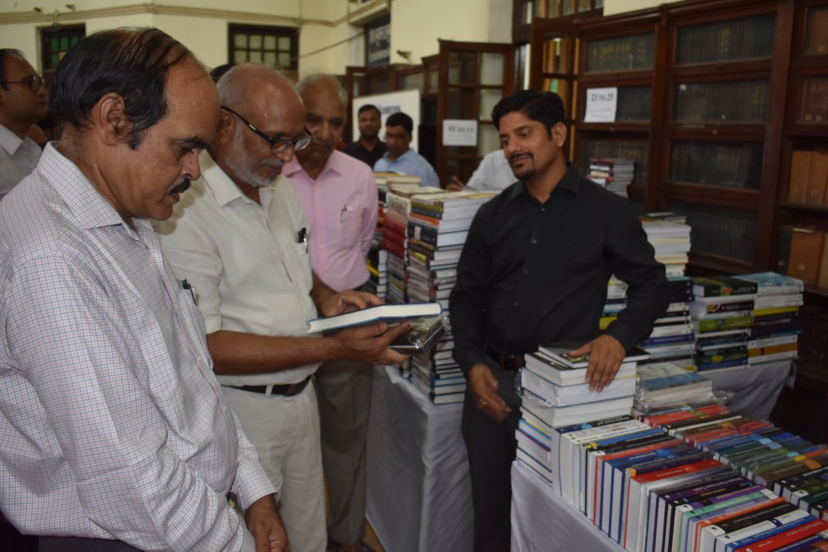 librarianbhu's tweet photo. Hon'ble Director Prof. Ramesh Chand formally inaugurated Book Exhibition in Central Library, BHU. The Exhibition will continue from 30th July to 1st August 2019. https://t.co/LMWFHMNliL