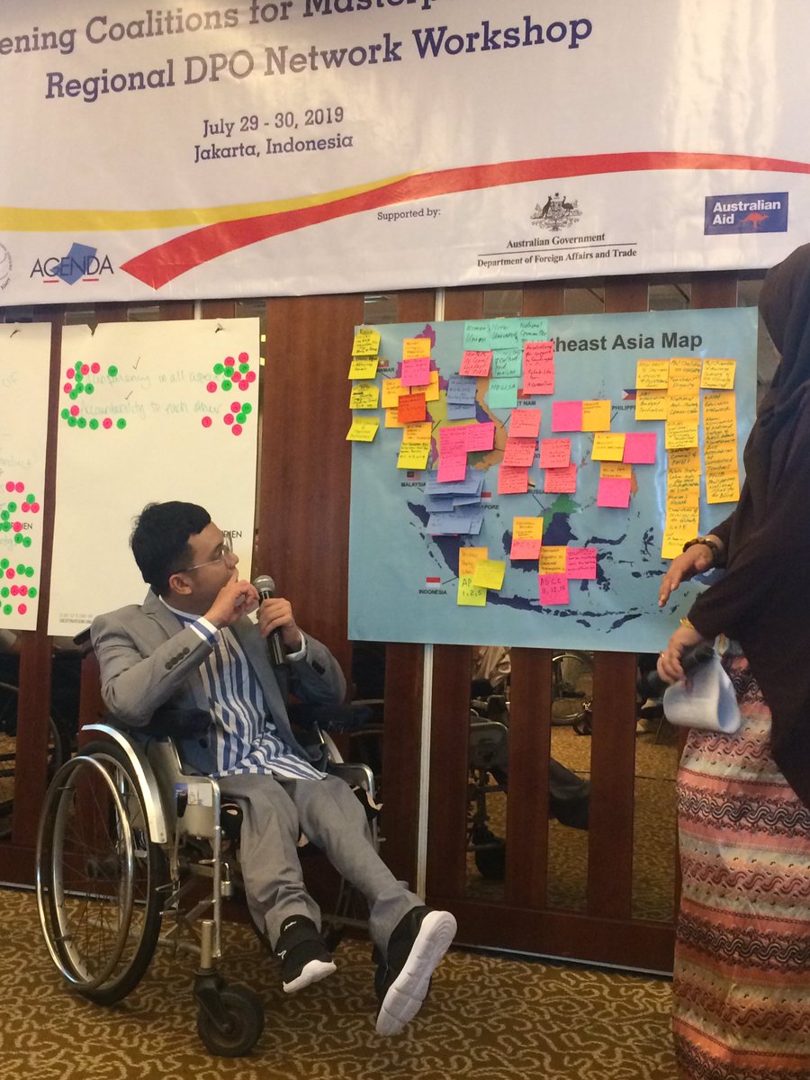 agendaasiaorg's tweet photo. Presenting results of discussion on identifying potential partners to work with 

@dfat 
@IFESDisability https://t.co/lXFuZC4qTk