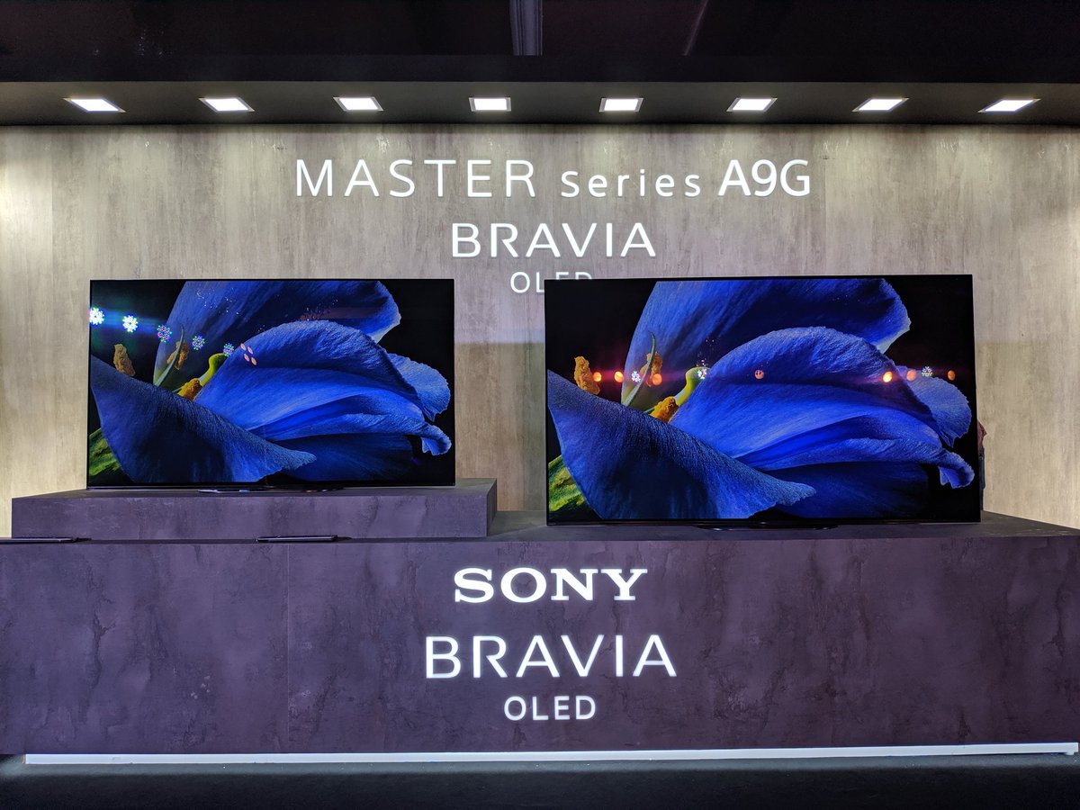 a4akash_'s tweet photo. @sony_india launched the Bravia Master Series A8G & A9G in India with a starting price of INR 2,19,000 & INR 2,69,000 respectively #SonyMasterSeries #TheUltimateVisualExperience https://t.co/uOS7asNtOP