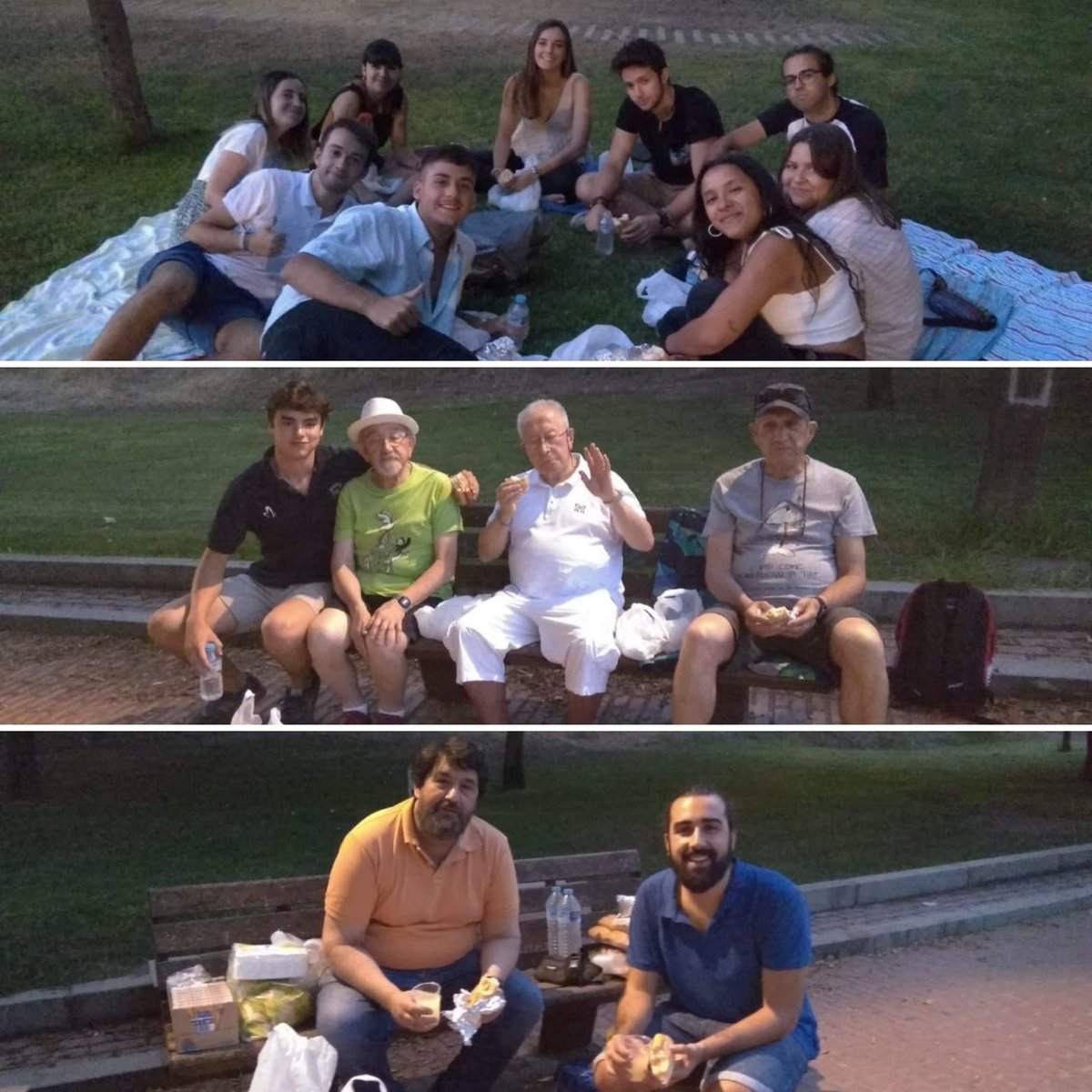 GVXMediterranea's tweet photo. #C2maimon cena y velada en el parque de Asomadilla. Vida compartida, vida vivida a tope #veranoGVX2019 https://t.co/qdblfHzb8P