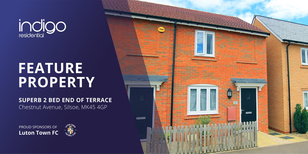 Indigo_Ampthill's tweet photo. Our #FeatureProperty is this superb 2 bed, end of terrace. Located in the popular Meadows development in the village of Silsoe, the property benefits from a lovely garden & air conditioning - both perfect in this hot weather!
Call 01525 213321 & click > https://t.co/4y1aShlP7V https://t.co/YVcdWcqFvw