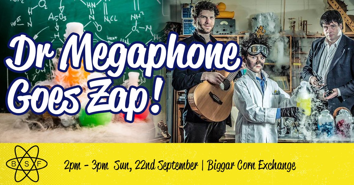 Be captivated by hilarious tales about the shocking and attractive histories of #electricity and #magnetism with stand-up engineer Dr Ian ‘Megaphone’ Johnston, singer-songwriter Alan McClure and long-suffering demonstrator Sandy the #Science Boy.
facebook.com/events/4435621…