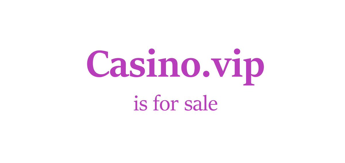 ename's tweet image. Casino(.)vip is for sale! 
Submit offers at 📩dn@ename.com

#Casino #VIP #KeywordDomain #Englishwords #domains #domainnames #domainnamesforsale