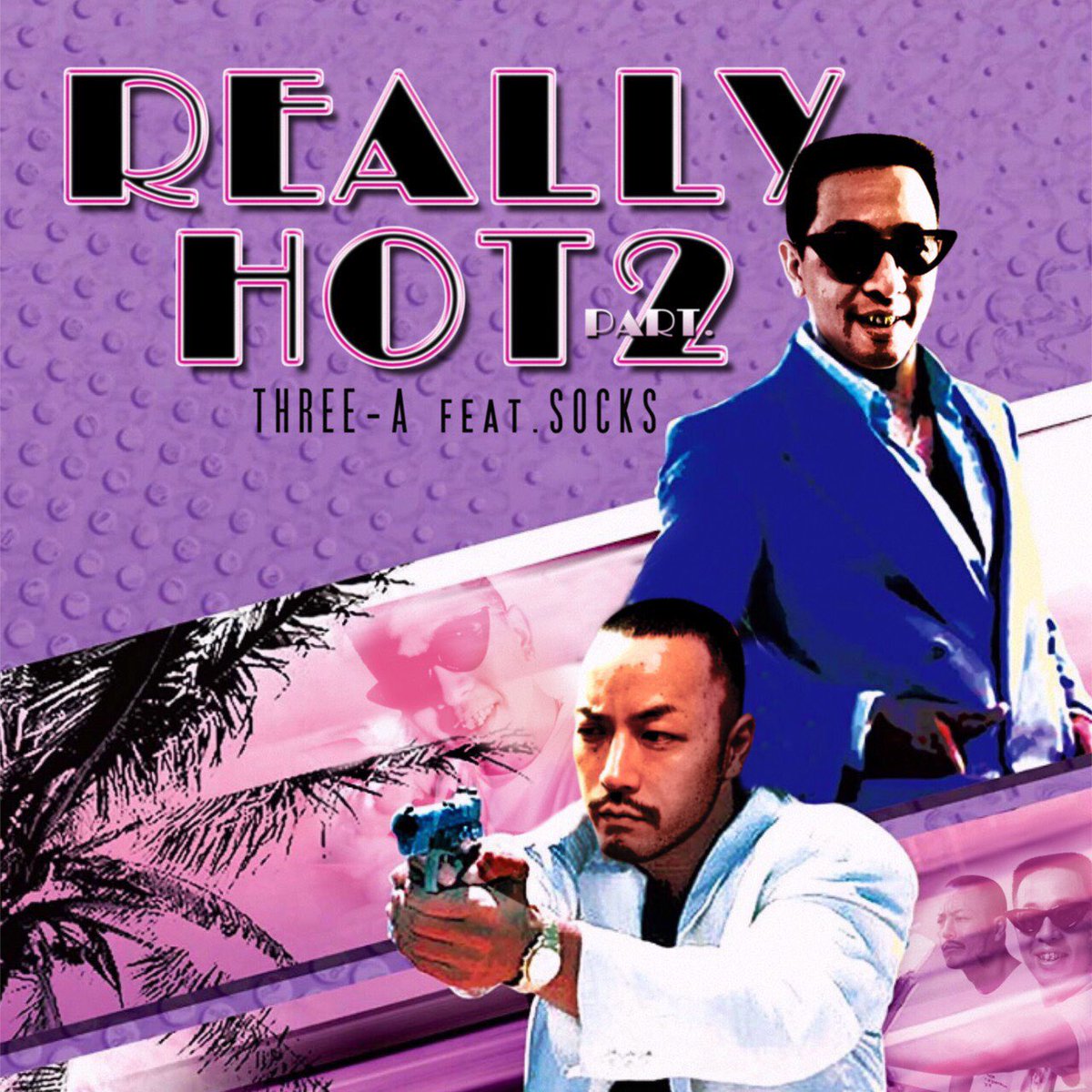 dtm_jp's tweet photo. 【客演参加曲、配信開始!!!】
THREE-A - REALLY HOT PT.2 Feat. SOCKS
Prod. L's Story
https://t.co/CpoFS4HoPJ
名古屋が産んだ狂気クルーD.S.BからTHREE-AのNEW SHIT!2011年に発表された盟友SOCKSとの同タイトルの続編となる酷暑賛美歌!
#three_a #socks_jp https://t.co/kiSLlklUlV