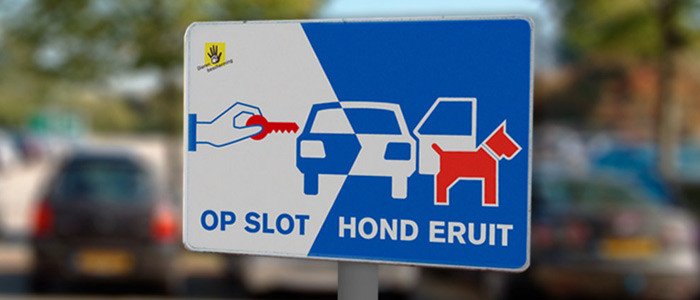 Dierbescherming's tweet photo. Ben jij -of werk jij voor- een parkeerplaatsbeheerder? Dan kun je helpen bij het voorkomen van ongelukken met honden in hete auto's. We hebben hiervoor een waarschuwingsbord ontwikkeld dat via deze site te bestellen is https://t.co/5ojiCJJro8. Alvast bedankt. https://t.co/2qKKPWpP5Q