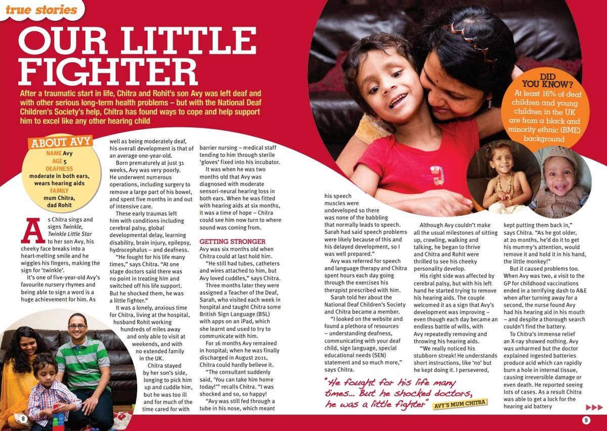 chitraacharya's tweet photo. 4 years ago, Avy featured in @NDCS_UK Connect magazine
#NDCS
#HearingAids
#ButtonBatterySafety
#PatientSafety
#HCI
#MedicalDevice
#Lockout
#BatteryLock
#BatteryIngestion
#MedicalError
#PoorDesign
#HumanFactors
#BritishAcademyofAudiology
#BAA
@BAAudiology https://t.co/U0fwTORg4k