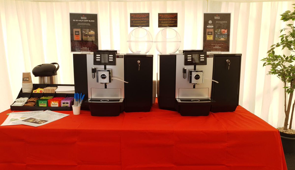 Excited to be a part of @talkingtonbates #Wellbeing event. We are testing our new half-caff coffee beans, can you tell the difference? #coffee #coffeebeans #coffeetest