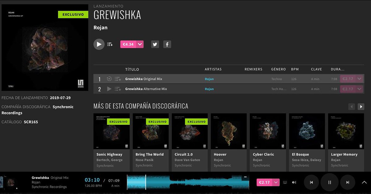 Rojanofficial's tweet photo. Out Now In @beatport
SCR165 / @Rojan - Grewishka EP
By @synchronicrec
Grab Your Copy Here:
https://t.co/VymVMo9hUW
.
.
.
.
.
#techno #electronic #label #music #producer #scr #djtour #dj4life #rave #ravegirls #technofamily #technodj #ilovetechno #technopeople #richiehawtin #techno https://t.co/YzomXuFsfc