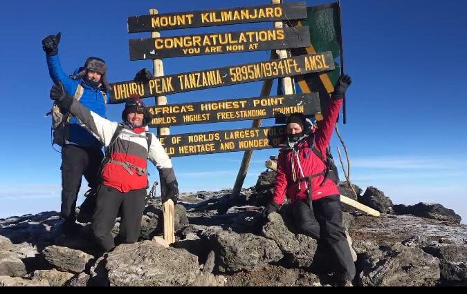debraireland's tweet photo. Climbing Africa's highest point for our EB families. Thank you so much to PA Kelly (blue jacket) for taking on #Kilimanjaro and raising over €2,000 😍🦋🏔️ #EBHero #CureEB #charitychallenge https://t.co/caVzSQFG9Q