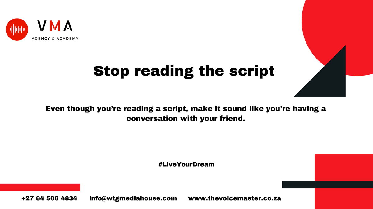 wezathatguy's tweet photo. Voice Acting
"Bearing in mind that people can only hear us but not see us"
#VoiceOver_Nuggets #voiceacting #confidence #Training #getskilled #thevoicemasteragency #voiceover #votraining #acting #beingincharacter #LiveYourDream https://t.co/rcmpjiSMdR