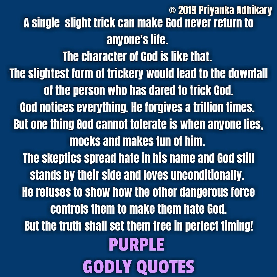 PurpleGodly's tweet photo. God is everything! 
#spirituality #humanity #purplegodlyquotes #priyankaadhikary #godisahealer #godislove #godlywisdom #earthlylifevalues #godisparadise #love #godisateacher #godisalover https://t.co/71QmWUtVHS