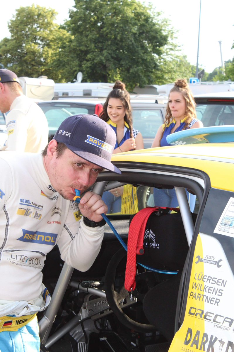TorbenNebel's tweet photo. Today it will be hot again 🥵 Do not forget to drink 😎 #ravenol #ravenolgirls #citroen #motorsport #rallye #germanrallychampionship #nebelrs https://t.co/SvT9CzWXqF