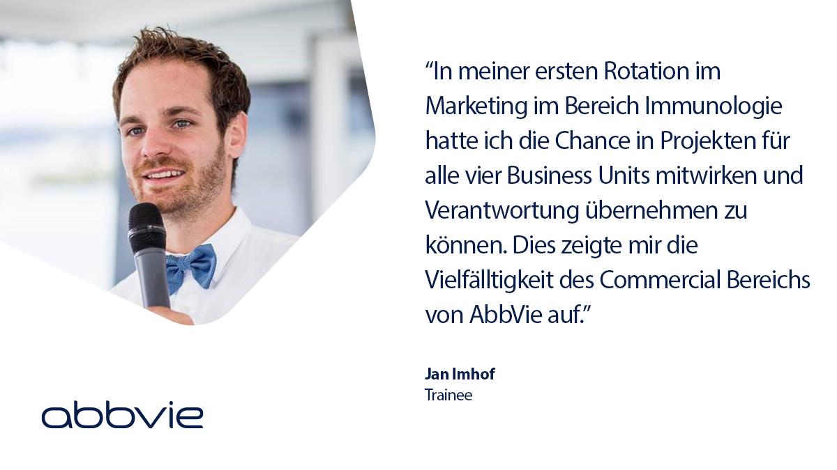 Das #Trainee Rotation Programm bei #AbbVie bietet den perfekten Einstieg nach dem #Studium in die #Pharma. <a href="/jobs_ch/">jobs.ch</a>
