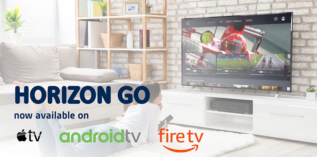 libertyglobal's tweet photo. Great news for @UPC_Polska customers - following the successful launch on Amazon Fire TV & Android TV, our #HorizonGo app is now available on Apple TV. https://t.co/vlG3pZjt8j
