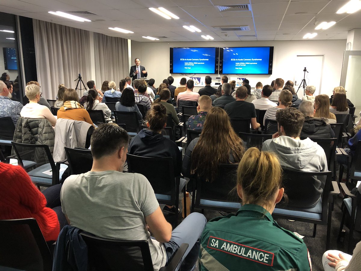 ParaAustSA's tweet photo. Dr Peter Sage from Genesis Care speaking at St Andrews Hospital. Dr Sage is presenting on Acute Coronary Syndrome #PACPD. Members can stream live https://t.co/QY9zTz5bXJ https://t.co/QdX1fUXUHY