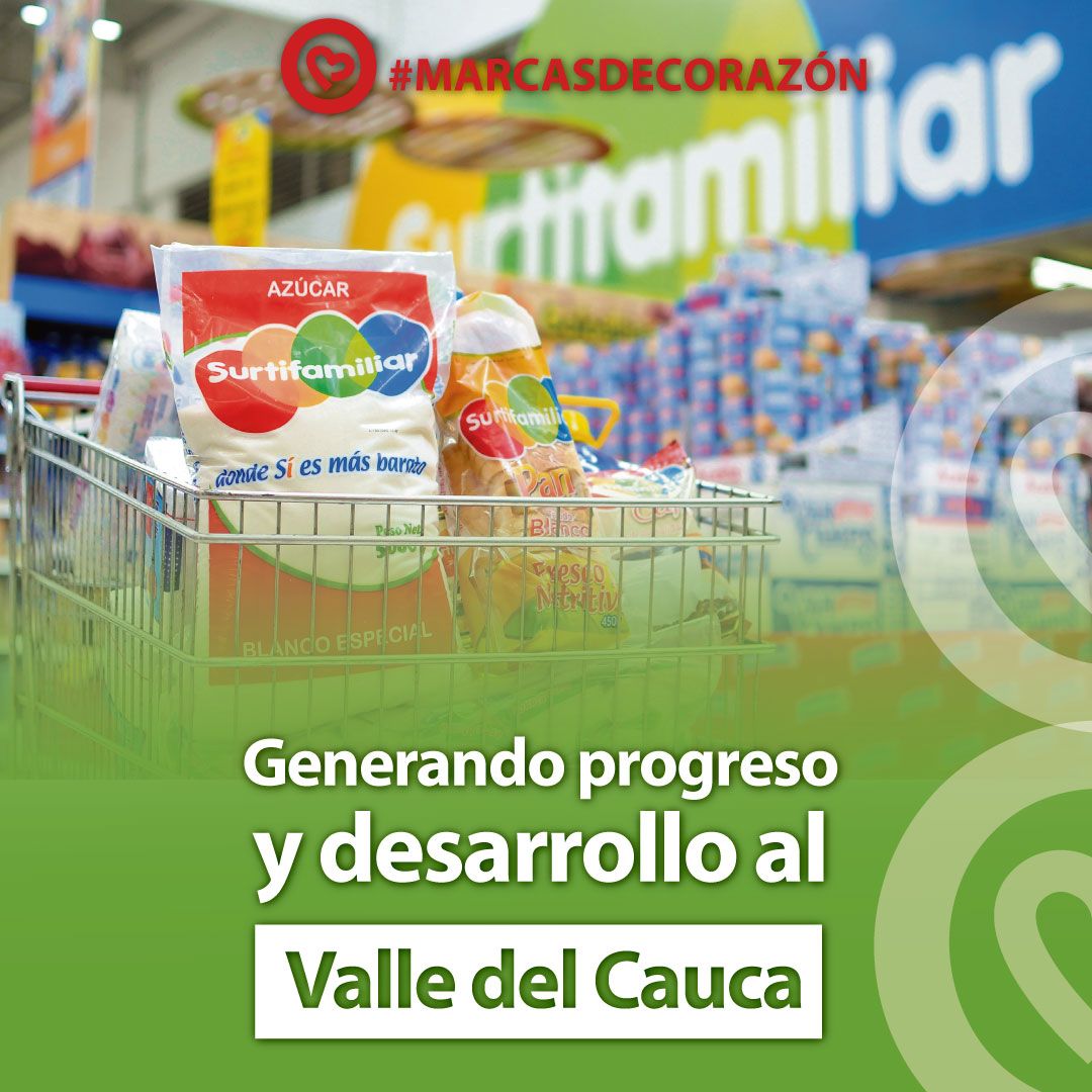 Lo mejor para el hogar, y tu dinero rinde más...🎶🔊 <a href="/Surtifamiliar1/">Surtifamiliar</a> se consolida, después de 42 años, como una de las cadenas de Supermercados independientes líderes en el valle del cauca contando con 11 sedes en la región🛒🍍🍅🍐🥑

#MarcasDeCorazón ❤️ buff.ly/2X1n33Z