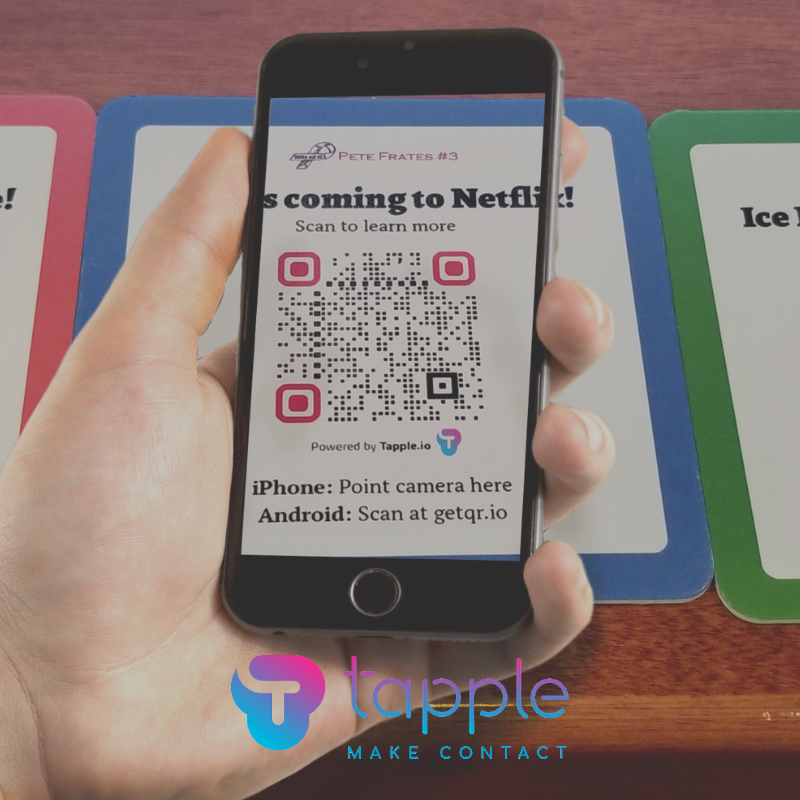 tapple_io's tweet photo. iPhone Users: Did you know your phone scans QR Codes without a special app??? Just 1) open your camera 2) point at the QR Code 3) Tap the notification that appears at the top of your screen π
.
.
.
.
#HelloTapple #Netflix #petefratesfund #Appleiphone https://t.co/6zWbrPaQej