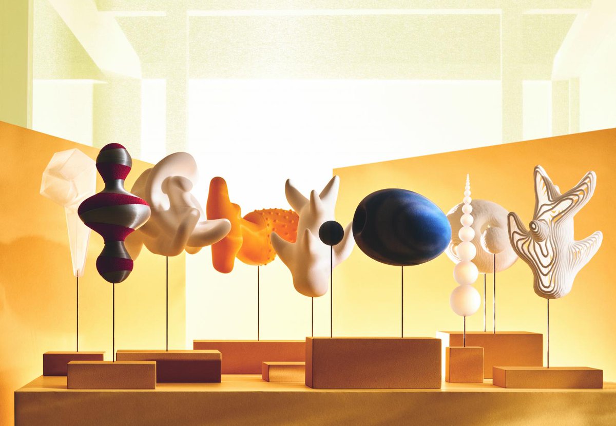 IDSToronto's tweet photo. #IDSAlumni Douglas Coupland and @AASchool Director Eva Franch i Gilabert discuss the future of design and their 3D-printed Forest of Theoretical Sex Toys collaboration for @wallpapermag Handmade X https://t.co/0wSl4FoBvc https://t.co/Yk9mcS2Dto